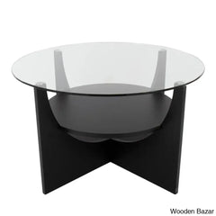 Ensca Glass Top Coffee And Center Table