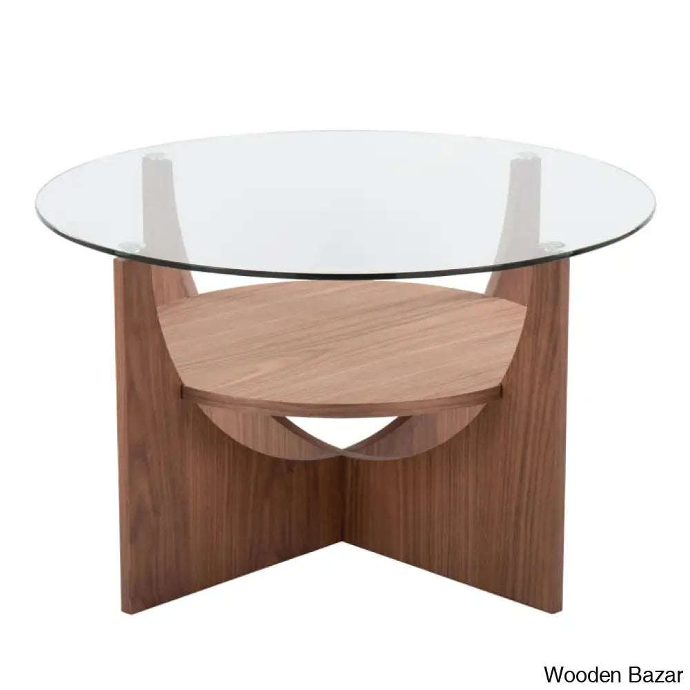 Ensca Glass Top Coffee And Center Table