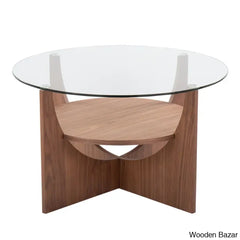 Ensca Glass Top Coffee And Center Table