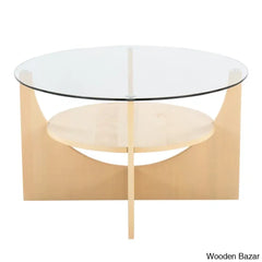 Ensca Glass Top Coffee And Center Table