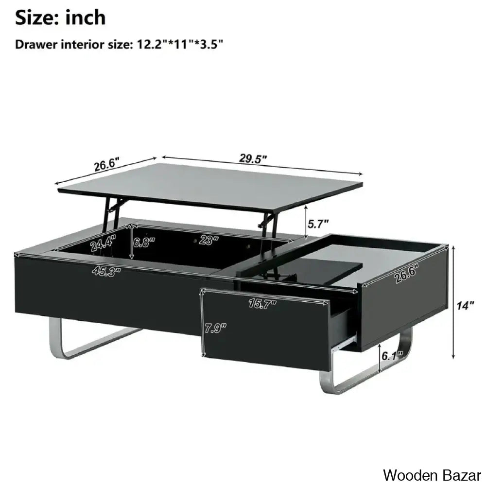 Enylahm Coffee And Center Table