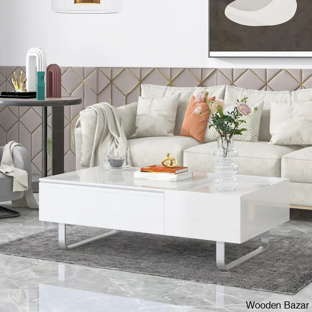 Enylahm Coffee And Center Table White