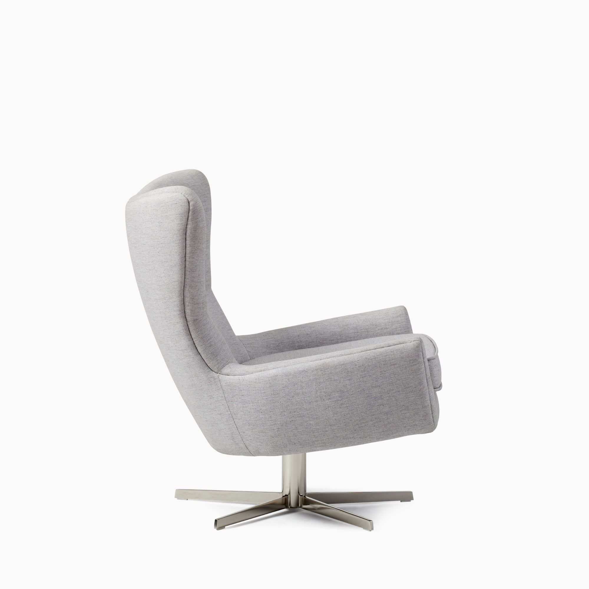 Zailoon Swivel Chair - Wooden bazar