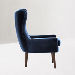 Oawaka Wing Chair - Wooden bazar