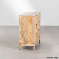 Errol Solid Wood Baty Design Chest Of Drawers - Wooden Bazar