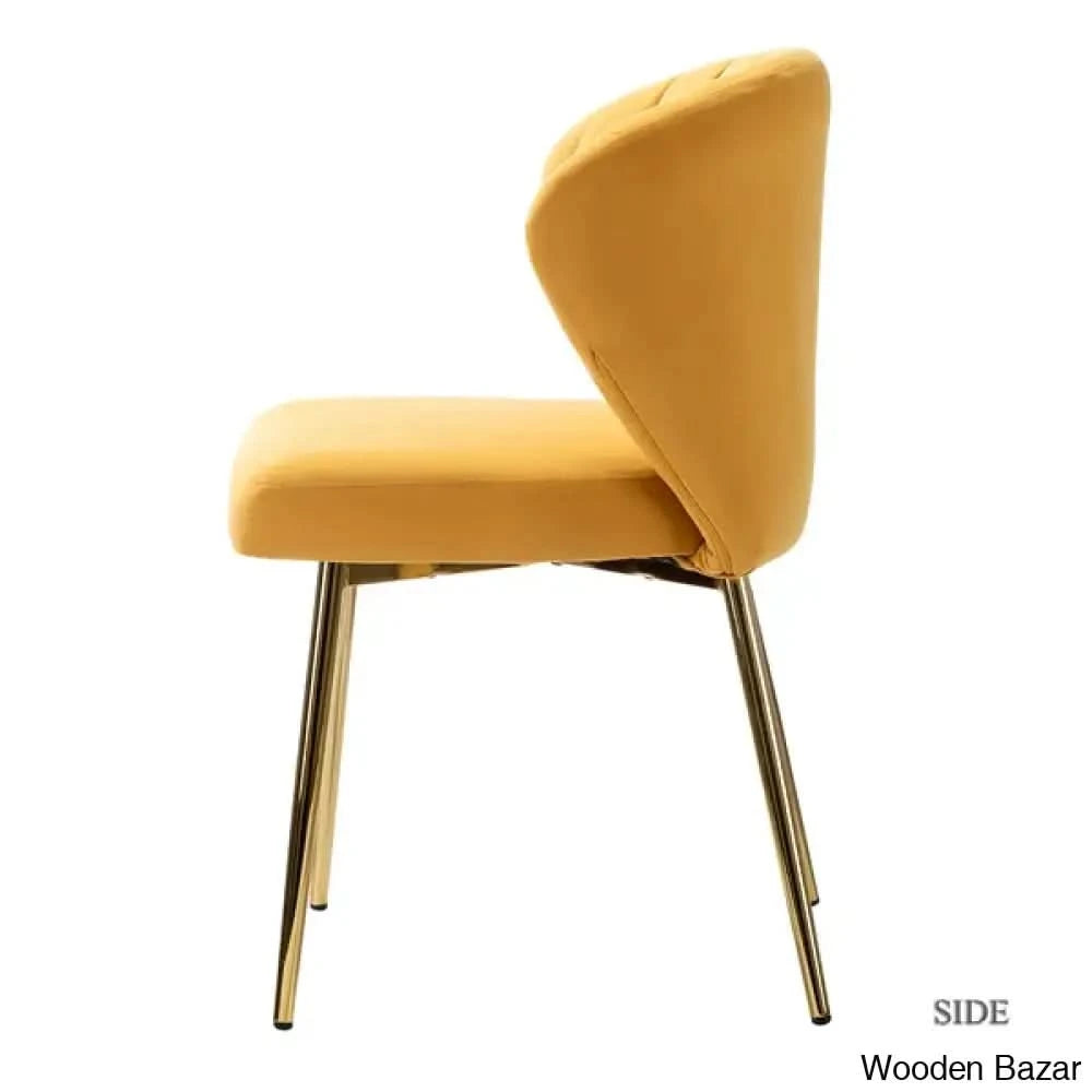 Esmund 20'' Wide Tufted Velvet Side Chair (Set of 2) – Wooden Bazar