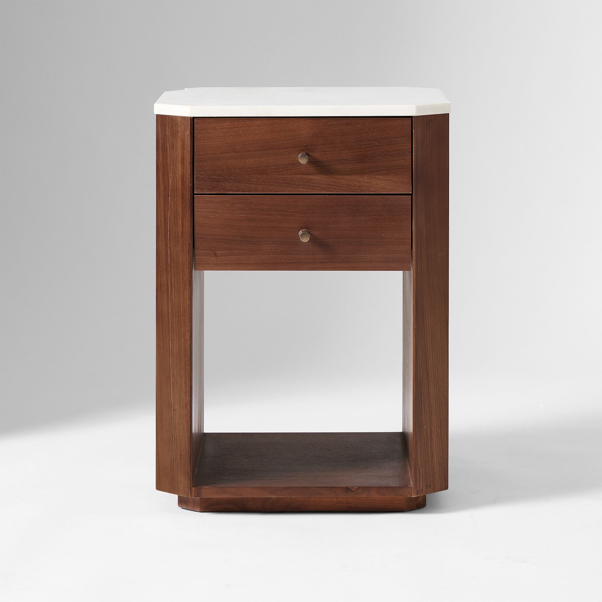 Gernix Modern Bedside Table - Wooden Bazar