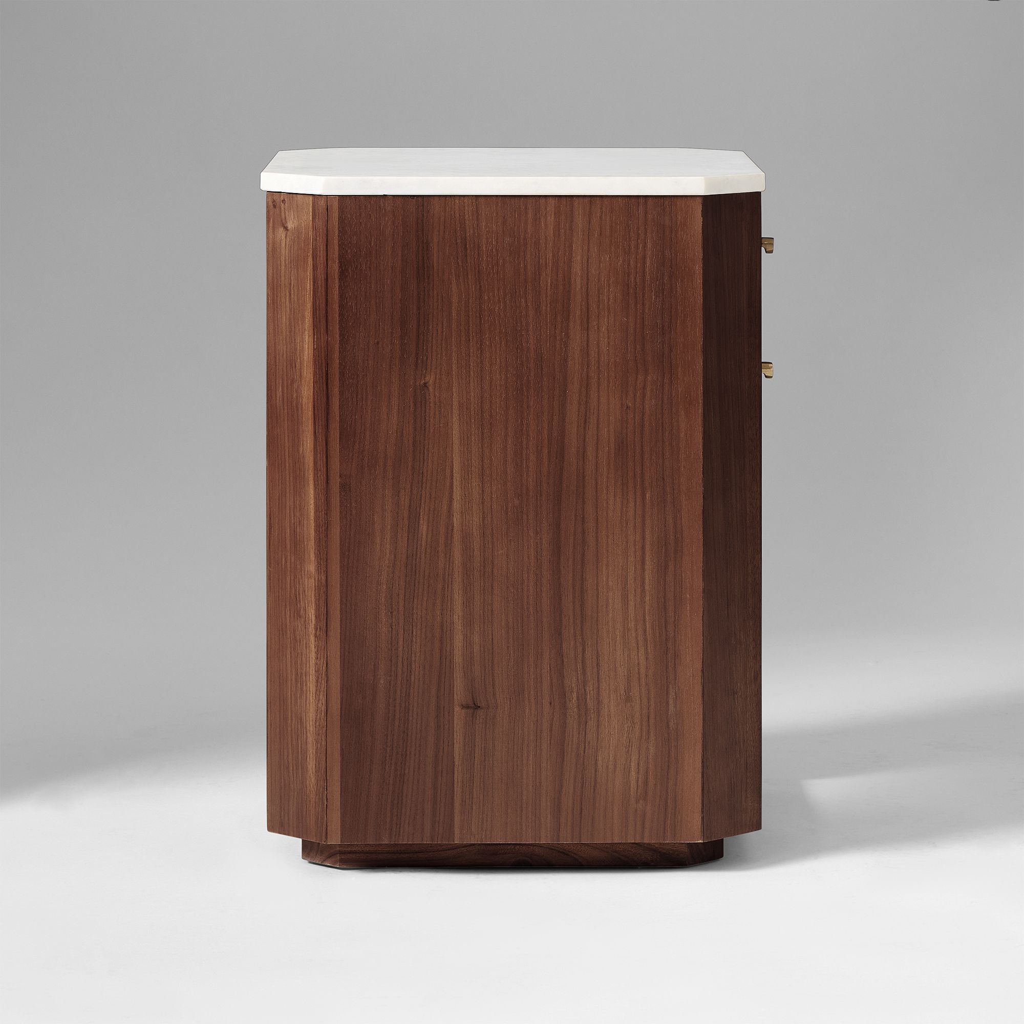 Gernix Modern Bedside Table - Wooden Bazar