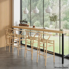 Ettas Swivel Solid Wood Bar & Counter Stool