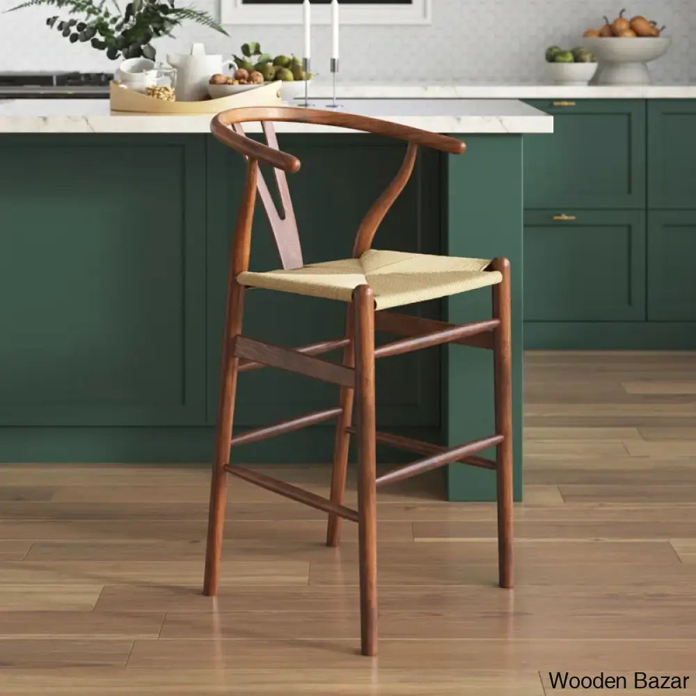 Ettas Swivel Solid Wood Bar & Counter Stool