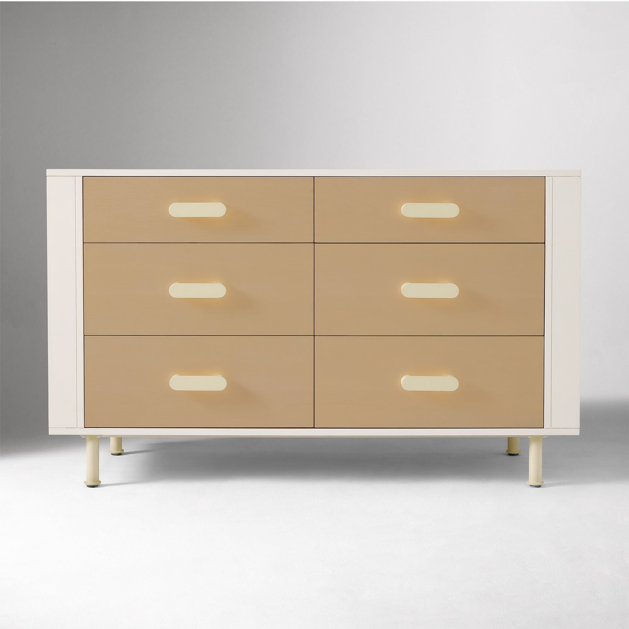 Yalkiin  6-Drawer Dresser - Wooden bazar