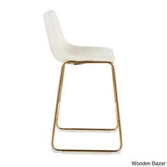 Eve Swivel Upholstered 25.75’’ Counter And Bar Stool With Metal Frame (Set Of 2)