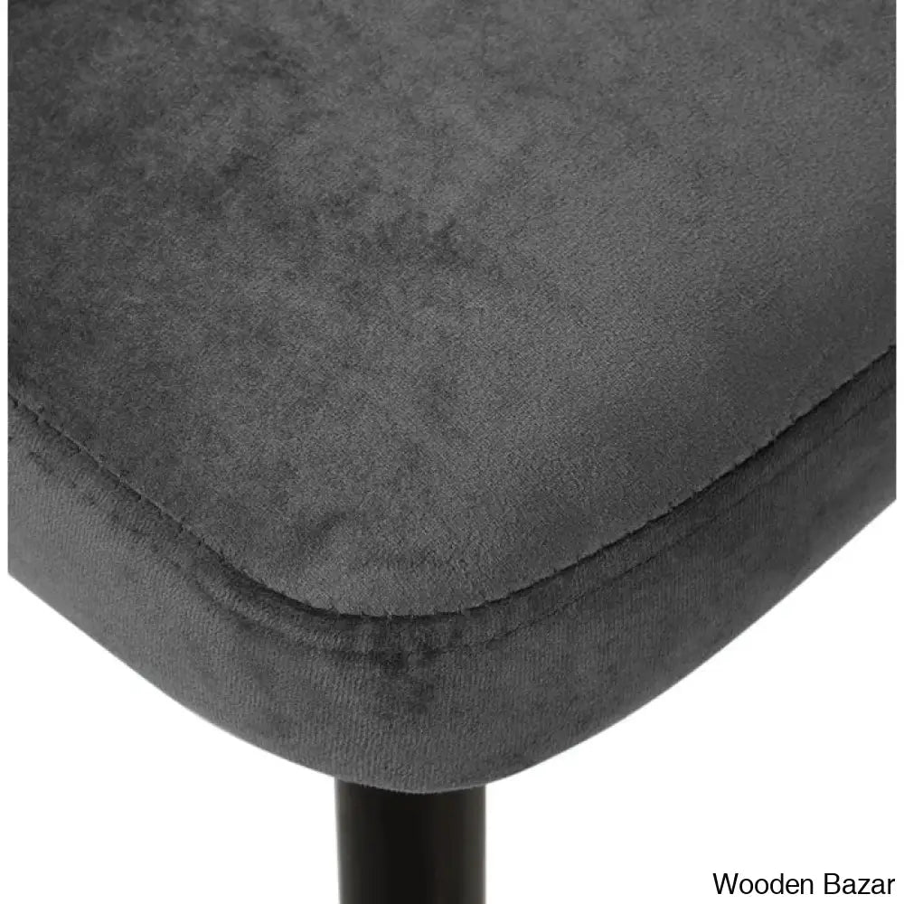 Eve Swivel Velvet Upholstered Counter & Bar Stool (Set Of 2)