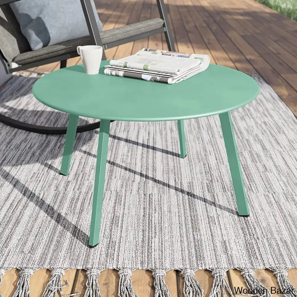 Evelunni Coffee And Center Table Mint Green