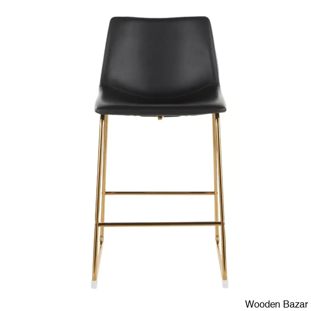 Everyo Swivel Upholstered 25.75’’ Counter And Bar Stool With Metal Frame (Set Of 2)