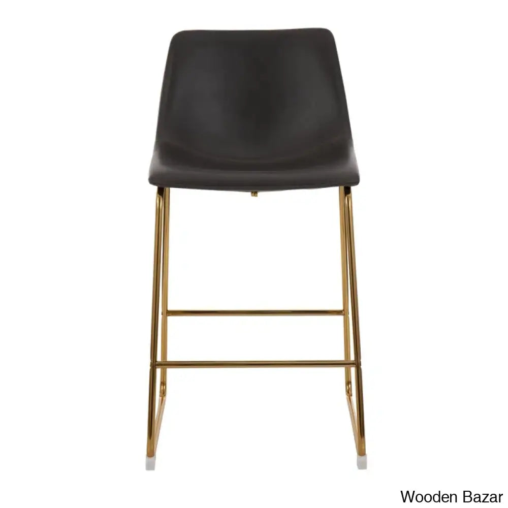 Everyo Swivel Upholstered 25.75’’ Counter And Bar Stool With Metal Frame (Set Of 2)