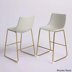 Everyo Swivel Upholstered 25.75’’ Counter And Bar Stool With Metal Frame (Set Of 2)