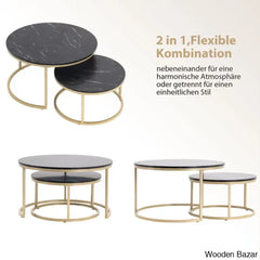 Ewerly Round Nesting Coffee And Center Table