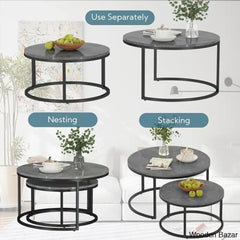 Ewerly Round Nesting Coffee And Center Table