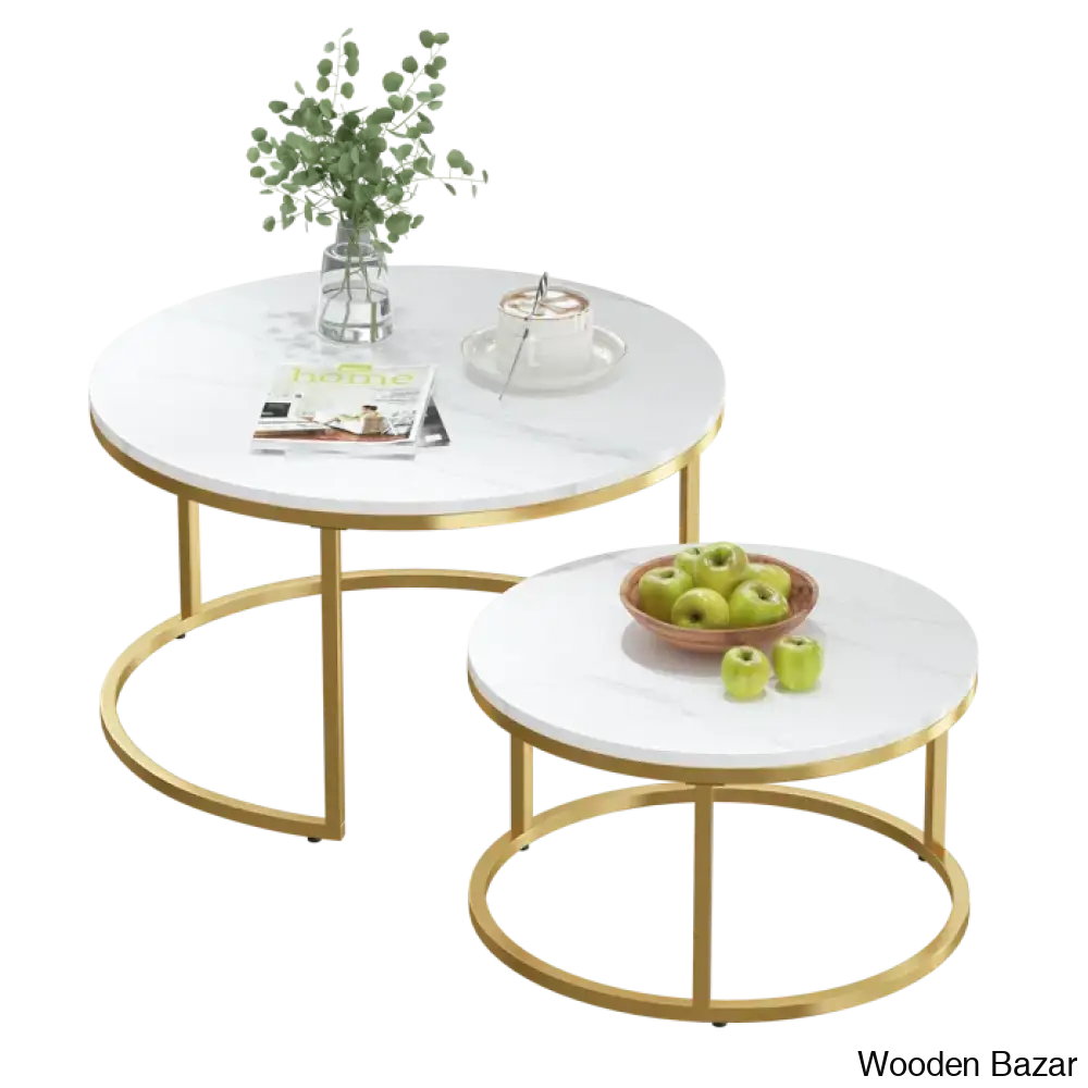 Ewerly Round Nesting Coffee And Center Table