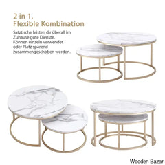 Ewerly Round Nesting Coffee And Center Table