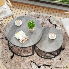 Ewerly Round Nesting Coffee And Center Table