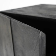 Ewing Inspired Living Solid Wood Maya Storage Cabinet - Wooden Bazar