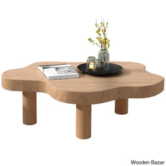 Eyuny Solid Wood Coffee And Center Table