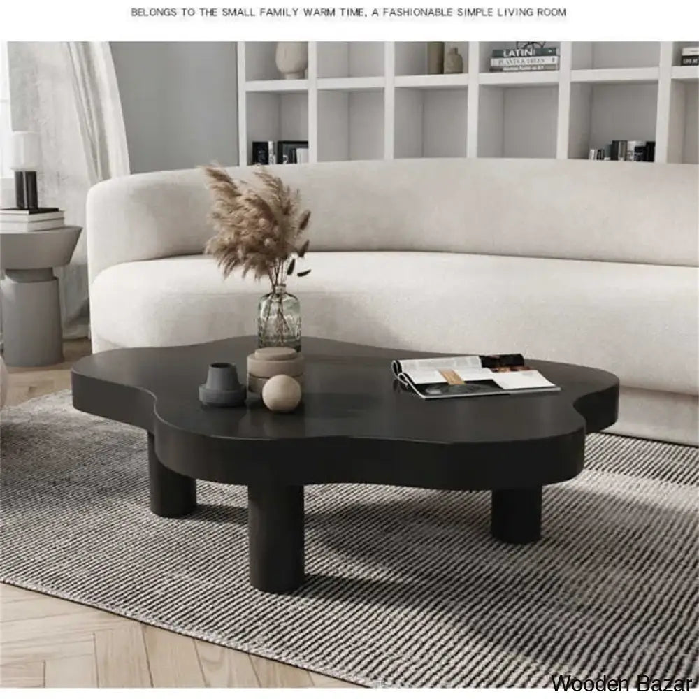 Eyuny Solid Wood Coffee And Center Table