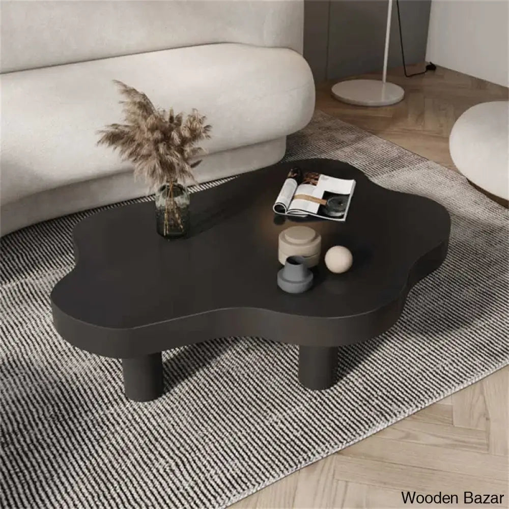 Eyuny Solid Wood Coffee And Center Table