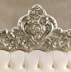 Opulent Luxury French Carved Bed - Exquisite Craftsmanship and Timeless Elegance