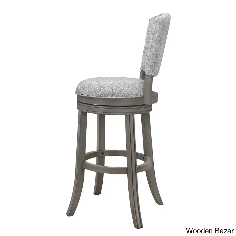 Fidelias Swivel Upholstered Counter And Bar Stool