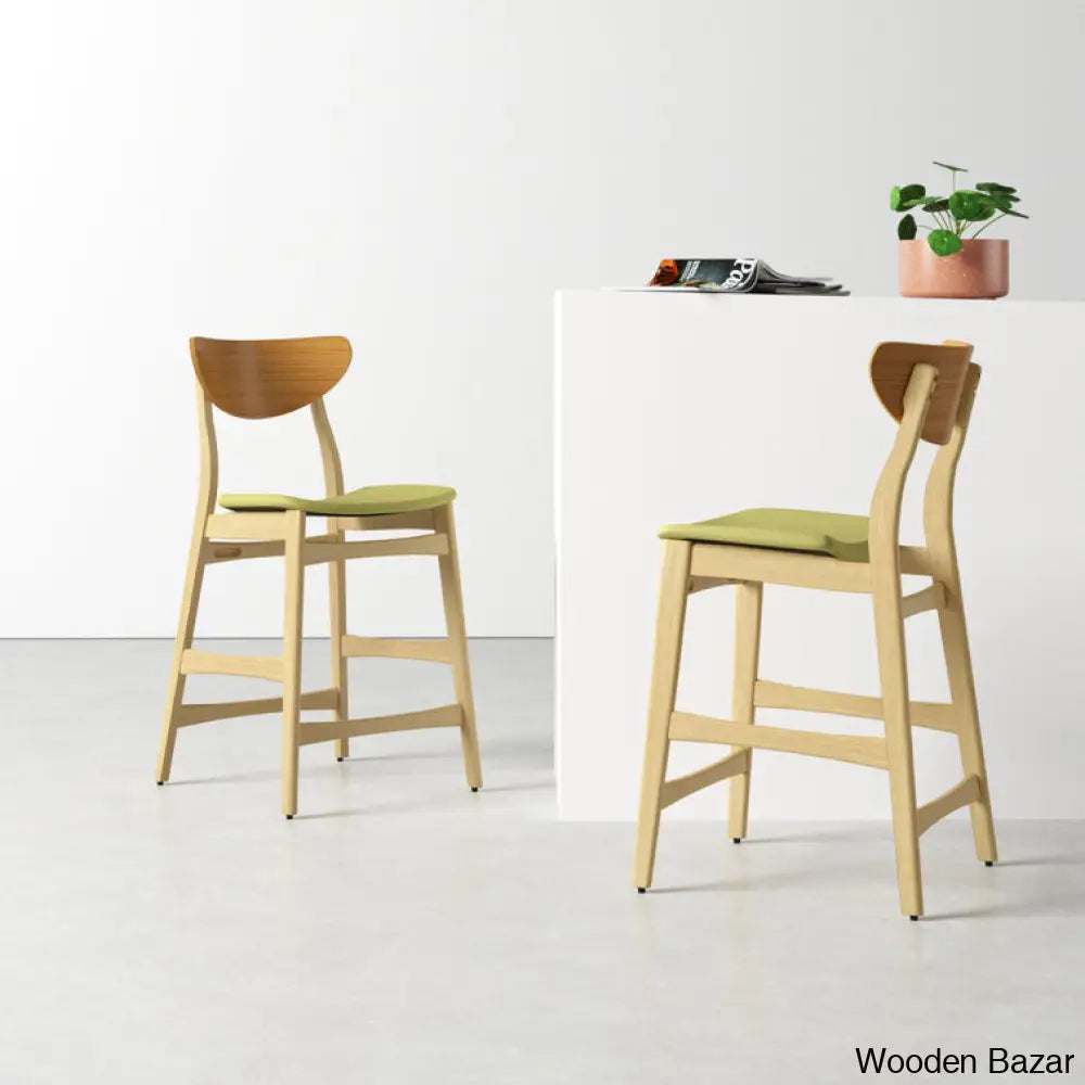 Fitaz Swivel 24’’ Counter Stool (Set Of 2) And Bar Stool