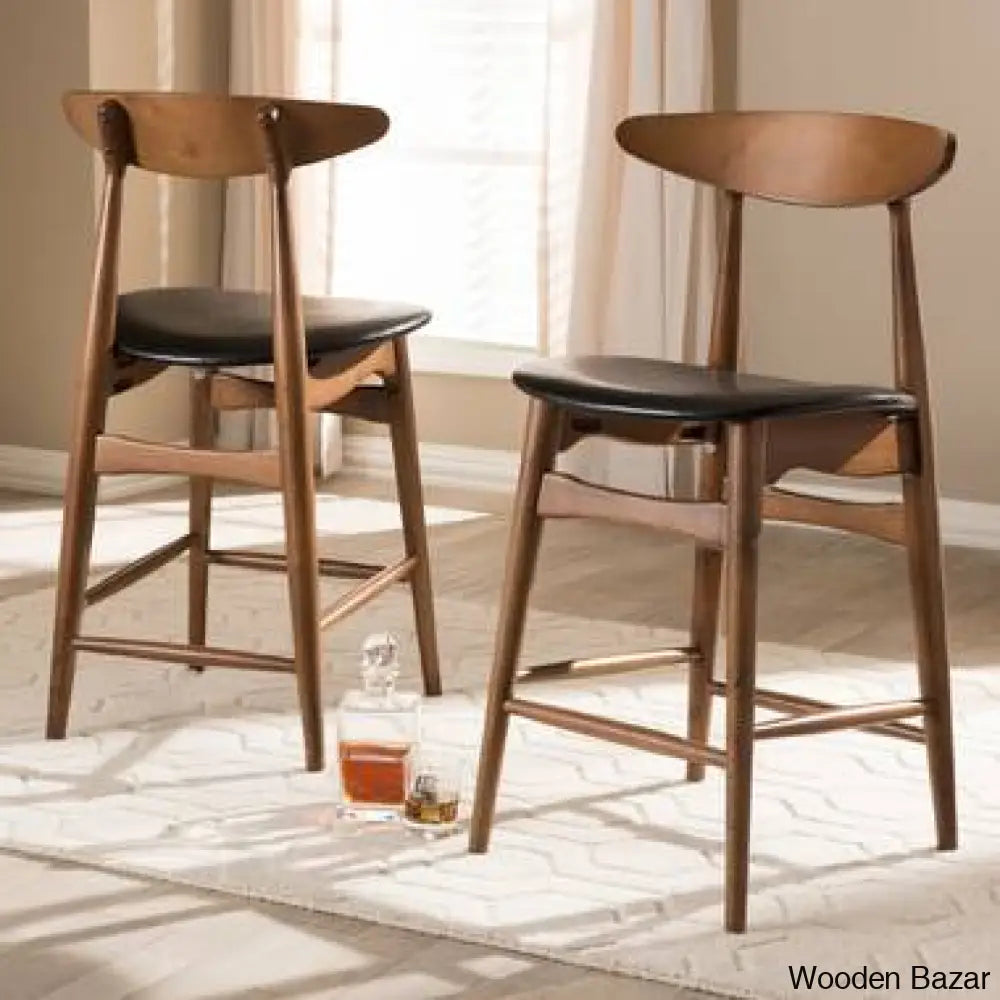 Fitaz Swivel 24’’ Counter Stool (Set Of 2) And Bar Stool