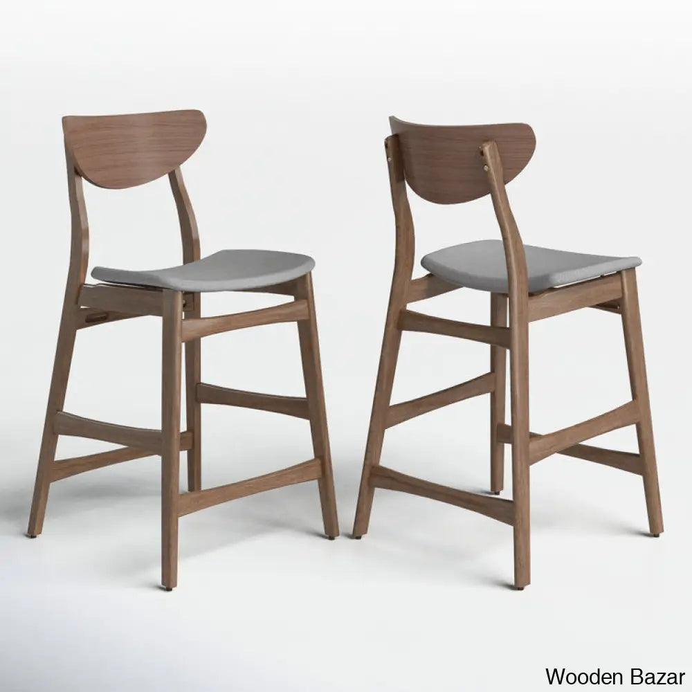 Fitaz Swivel 24’’ Counter Stool (Set Of 2) And Bar Stool