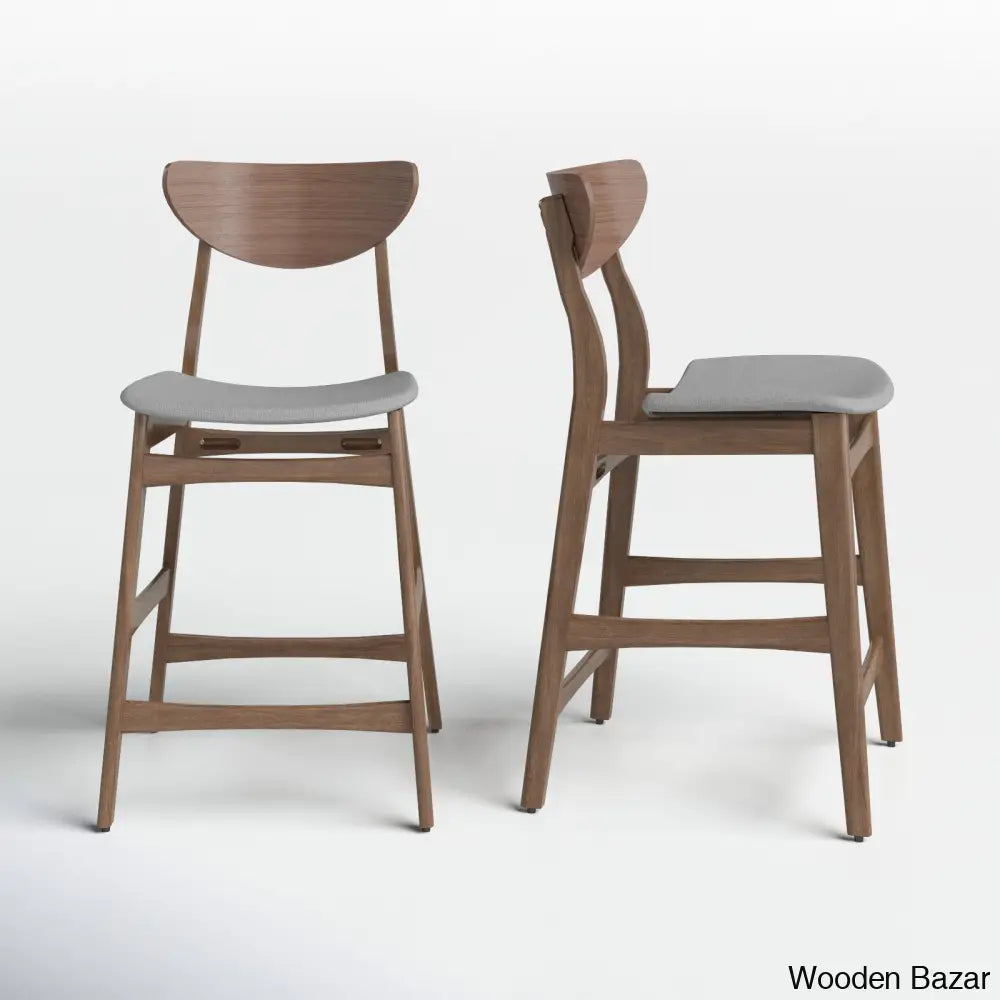 Fitaz Swivel 24’’ Counter Stool (Set Of 2) And Bar Stool