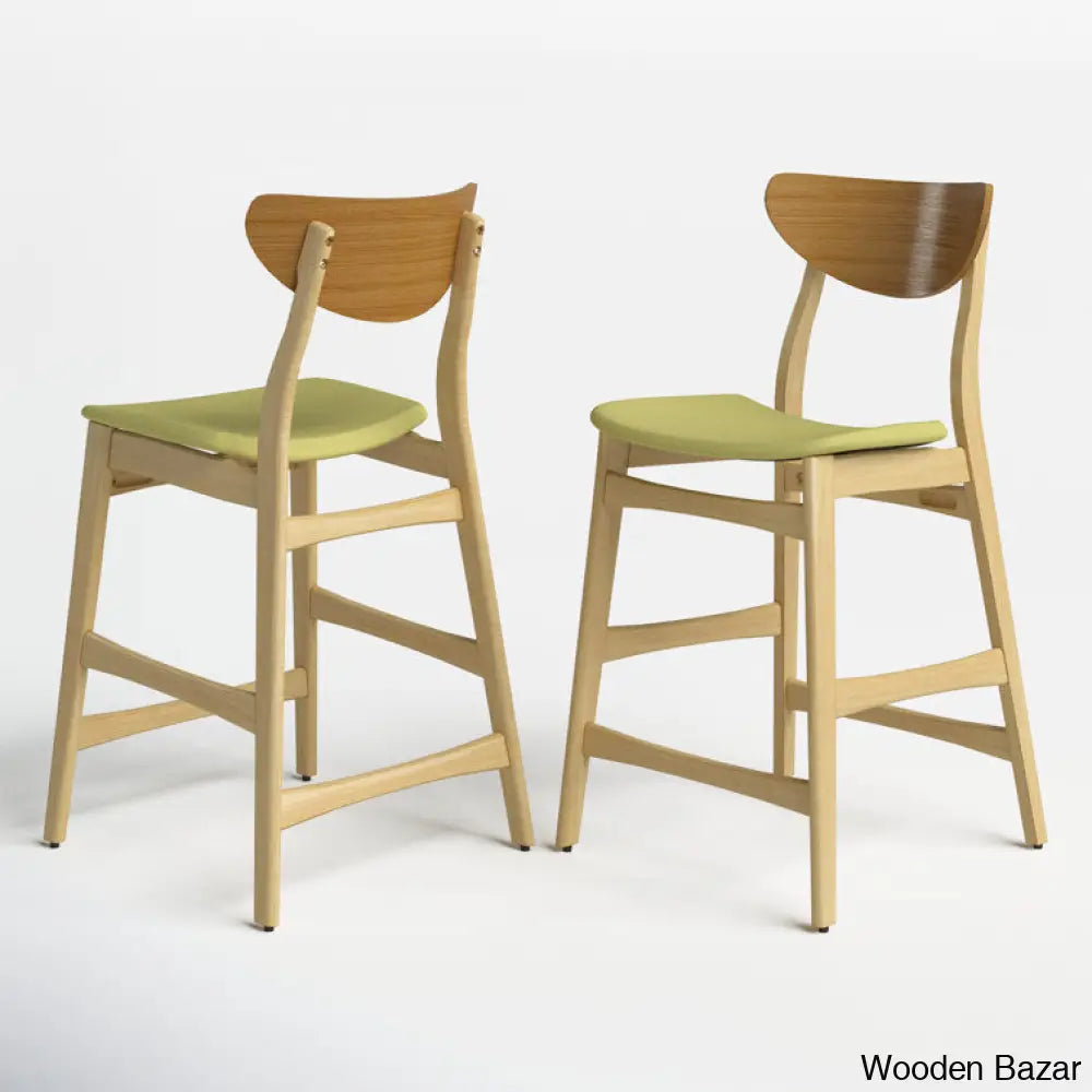 Fitaz Swivel 24’’ Counter Stool (Set Of 2) And Bar Stool