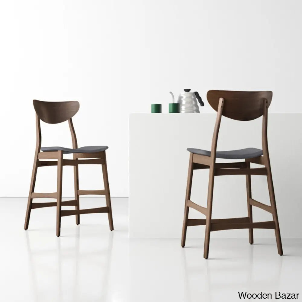 Fitaz Swivel 24’’ Counter Stool (Set Of 2) And Bar Stool