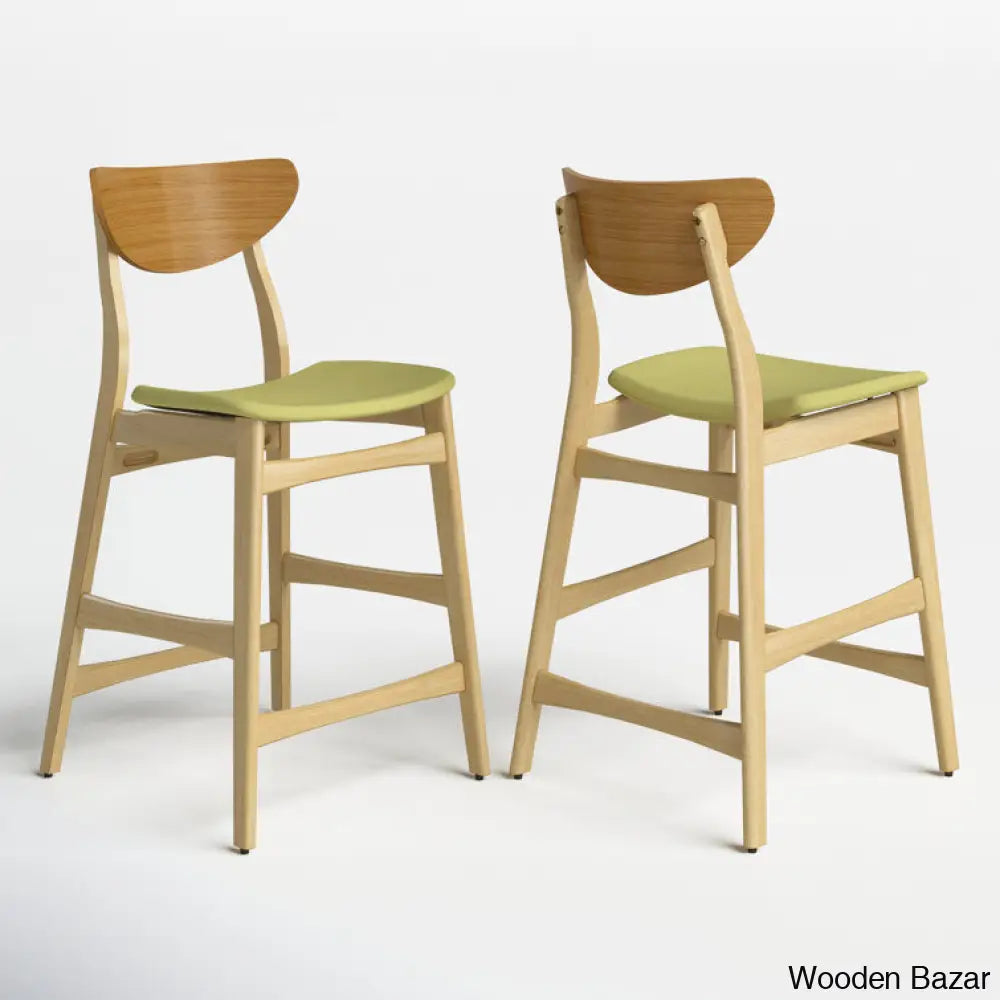 Fitaz Swivel 24’’ Counter Stool (Set Of 2) And Bar Stool