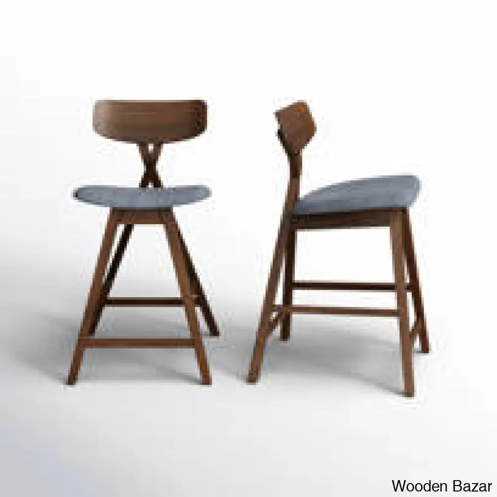 Fitaz Swivel 24’’ Counter Stool (Set Of 2) And Bar Stool