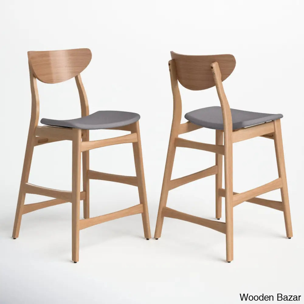 Fitaz Swivel 24’’ Counter Stool (Set Of 2) And Bar Stool