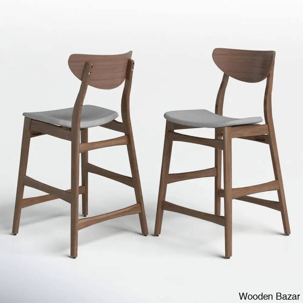 Fitaz Swivel 24’’ Counter Stool (Set Of 2) And Bar Stool