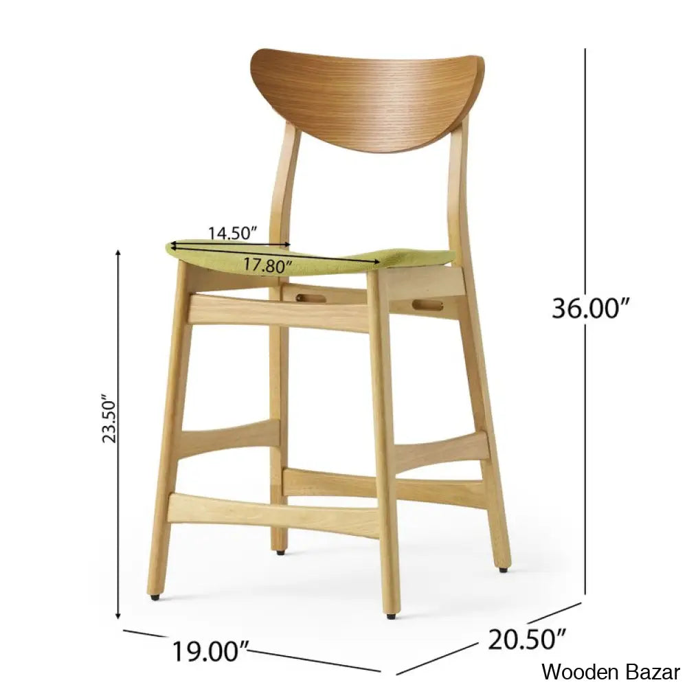 Fitaz Swivel 24’’ Counter Stool (Set Of 2) And Bar Stool