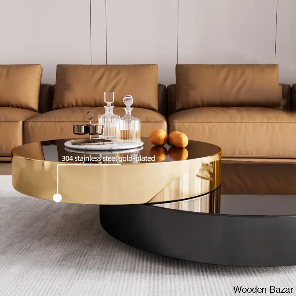 Flash Glass Top Nesting Coffee Table And Center Table