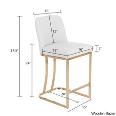 Forsythx Swivel Upholstered 24’’ Counter And Bar Stool With Metal Frame