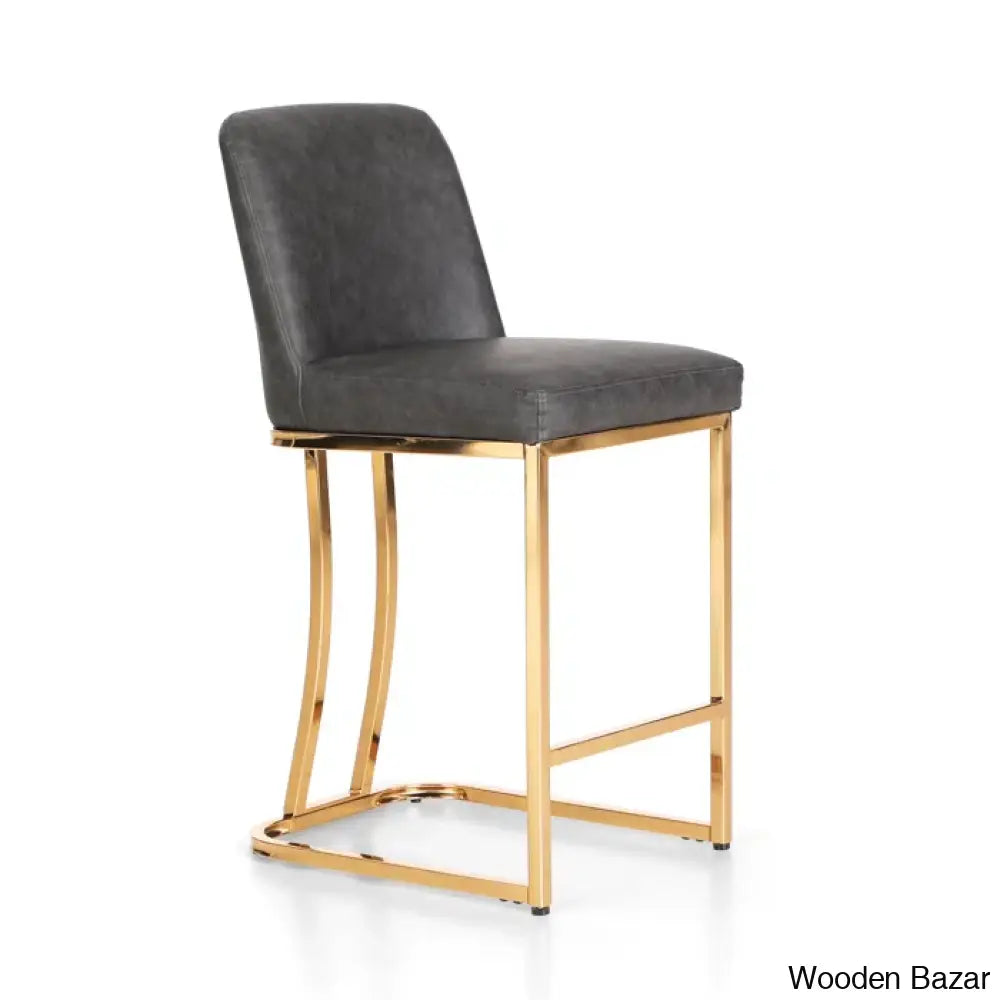 Forsythx Swivel Upholstered 24’’ Counter And Bar Stool With Metal Frame