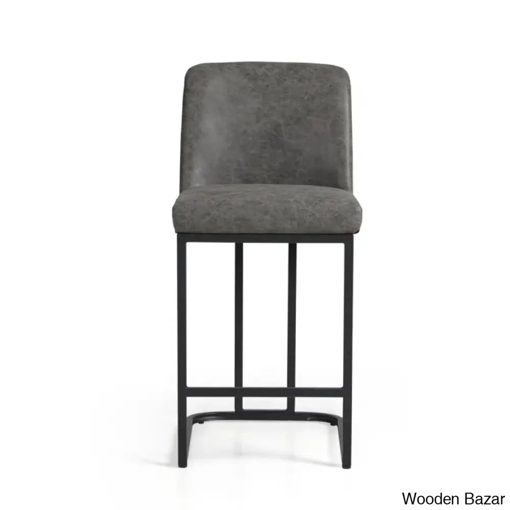 Forsythx Swivel Upholstered 24’’ Counter And Bar Stool With Metal Frame