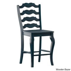 Fortvilled Swivel Solid Wood Counter And Bar Stool (Set Of 2)
