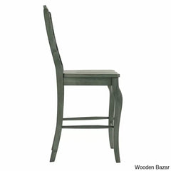 Fortvilled Swivel Solid Wood Counter And Bar Stool (Set Of 2)