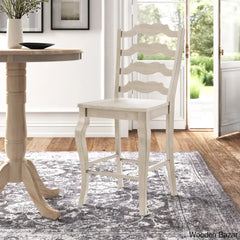 Fortvilled Swivel Solid Wood Counter And Bar Stool (Set Of 2)